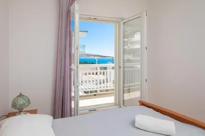Krevet ili kreveti u jedinici u objektu Aqua Vista Apartments