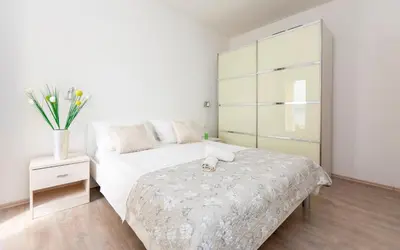 Krevet ili kreveti u jedinici u objektu Apartments Beach Dream