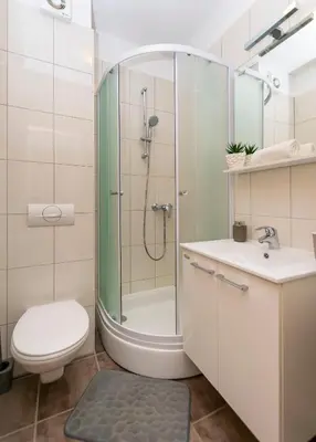 Kupaonica u objektu Apartments Beach Dream
