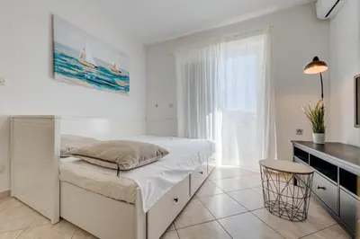 Krevet ili kreveti u jedinici u objektu Apartment Beach