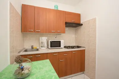 Kuhinja ili čajna kuhinja u objektu Apartments by the sea Cove Zarace, Hvar - 20924