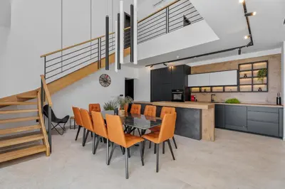 Kuhinja ili čajna kuhinja u objektu Villa Sea Breeze, Brzet, Omiš