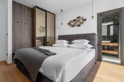 Krevet ili kreveti u jedinici u objektu Villa Loma, Brzet, Omiš