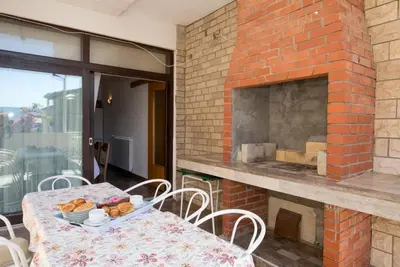 Tlocrt objekta Apartment in Duce with sea view, balcony, air conditioning, WiFi 5146-3