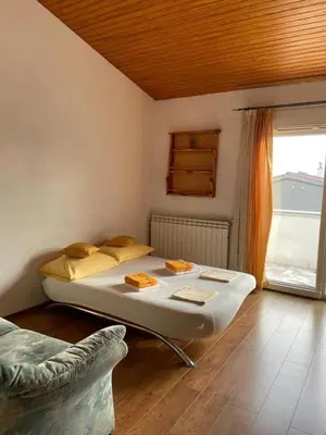 Krevet ili kreveti u jedinici u objektu Apartment in Duce with sea view, balcony, air conditioning, WiFi 5146-4