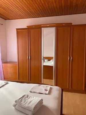 Krevet ili kreveti u jedinici u objektu Apartment in Duce with sea view, balcony, air conditioning, WiFi 5146-4