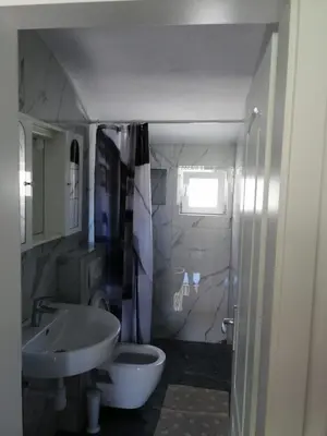 Kupaonica u objektu Apartment in Duce with balcony, air conditioning, WiFi 5146-7