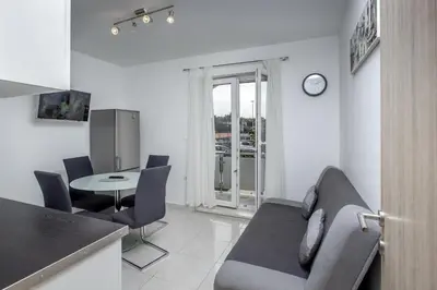 TV i/ili zabavni centar u objektu Apartment Villa Anđelka