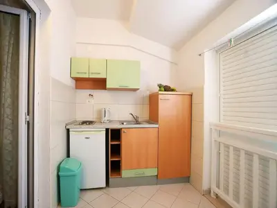 Kuhinja ili čajna kuhinja u objektu Apartments Pezo