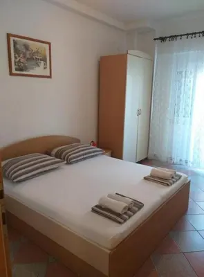 Krevet ili kreveti u jedinici u objektu Apartments and rooms with parking space Baska Voda, Makarska - 20005