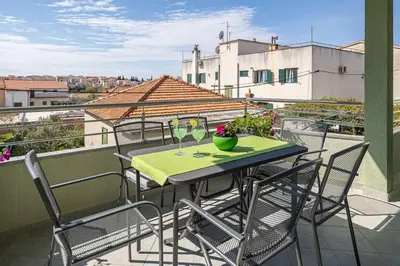 Balkon ili terasa u objektu Apartment Blue