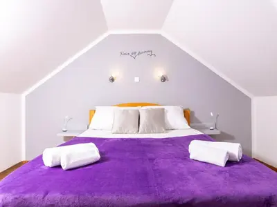 Krevet ili kreveti u jedinici u objektu Apartments Vela Stiniva