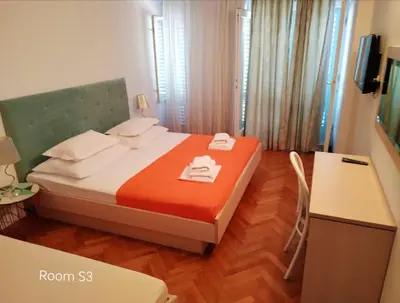Krevet ili kreveti u jedinici u objektu Riva Brela
