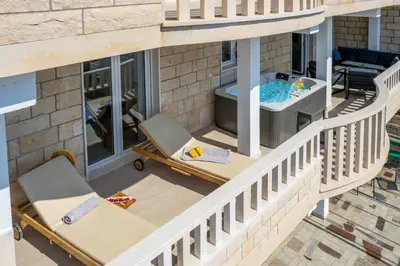 Balkon ili terasa u objektu Apartmani Marko