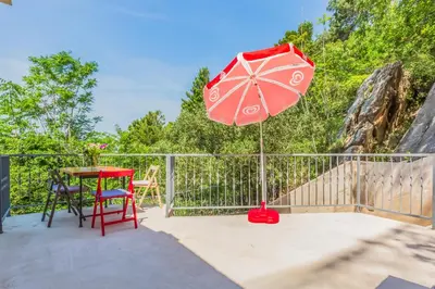 Balkon ili terasa u objektu Sea Bliss - Private Tiny House