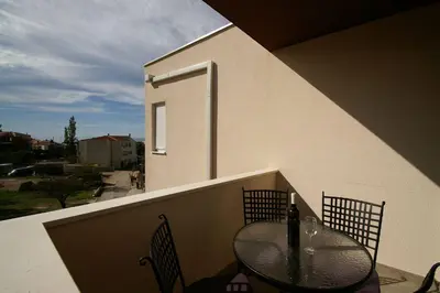 Balkon ili terasa u objektu Apartmani Villa Dijana-Promajna