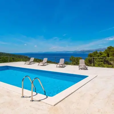 A gorgeous villa on a private property on the island Brač