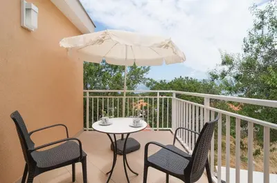 Balkon ili terasa u objektu Family friendly house with a swimming pool Skrip, Brac - 20897