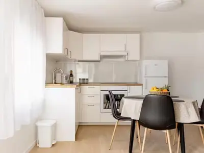 Kuhinja ili čajna kuhinja u objektu New Apartment Mara with Free Parking