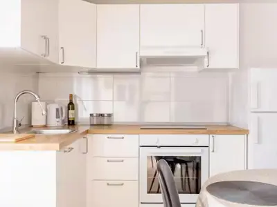 Kuhinja ili čajna kuhinja u objektu New Apartment Mara with Free Parking
