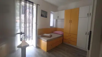 Krevet ili kreveti u jedinici u objektu Charming apartment in Omiš city centre
